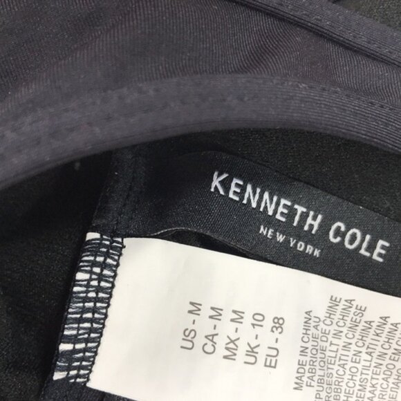 Kenneth Cole Halter Mesh-Overlay Swimsuit - Picture 7 of 7